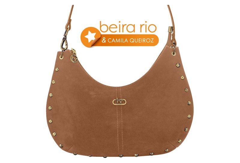 Cartera Beira Rio Camurca Strech Duo/Np Soft Stre B N