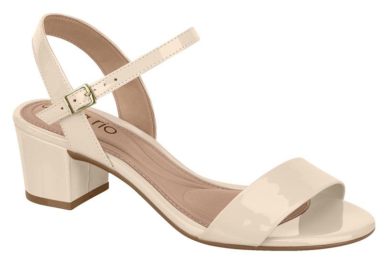 Sandalia Feminina Verniz Premium