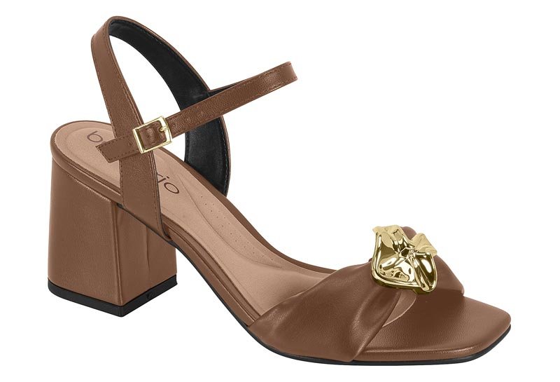 Sandalia Feminina Napa Pele Strech/Napa Turim