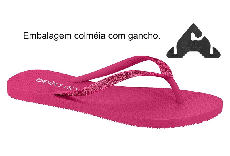 Sueco Feminino Tira Pronta Pvc-Glitter