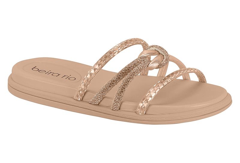 Sandalia Feminina Tp Np Gliter Triang/Tp Str/Tp Br It