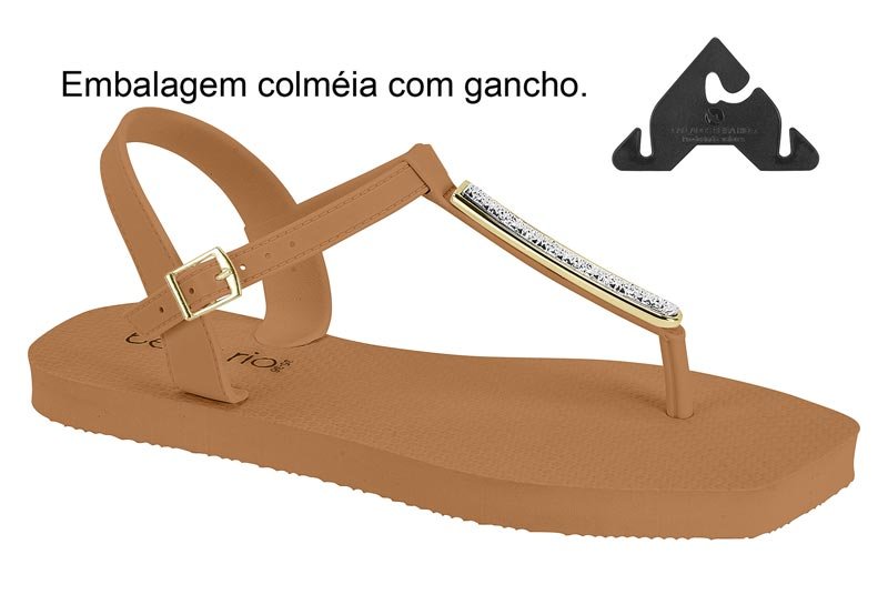 Sandalia Feminina Gaspea Pronta Pvc